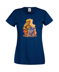 Дамска Тениска Star Wars  R2-D2 & C3Po