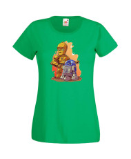 Дамска Тениска Star Wars  R2-D2 & C3Po