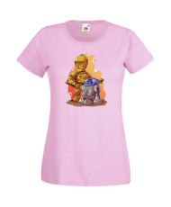 Дамска Тениска Star Wars  R2-D2 & C3Po