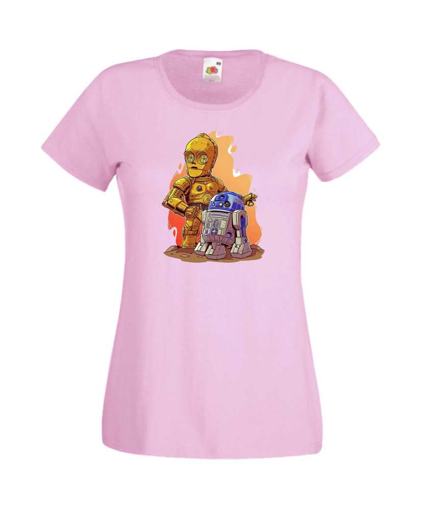 Дамска Тениска Star Wars R2-D2 & C3Po Дамска Тениска Star Wars R2-D2 & C3Po