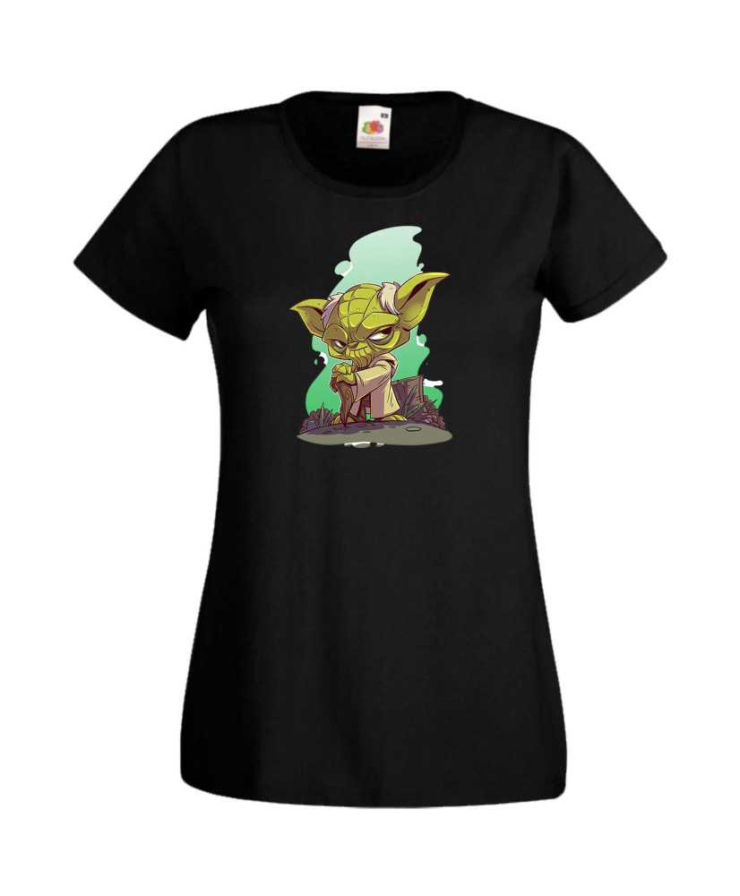 Дамска Тениска Star Wars Yoda Дамска Тениска Star Wars Yoda