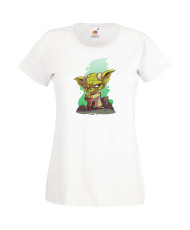 Дамска Тениска Star Wars  Yoda