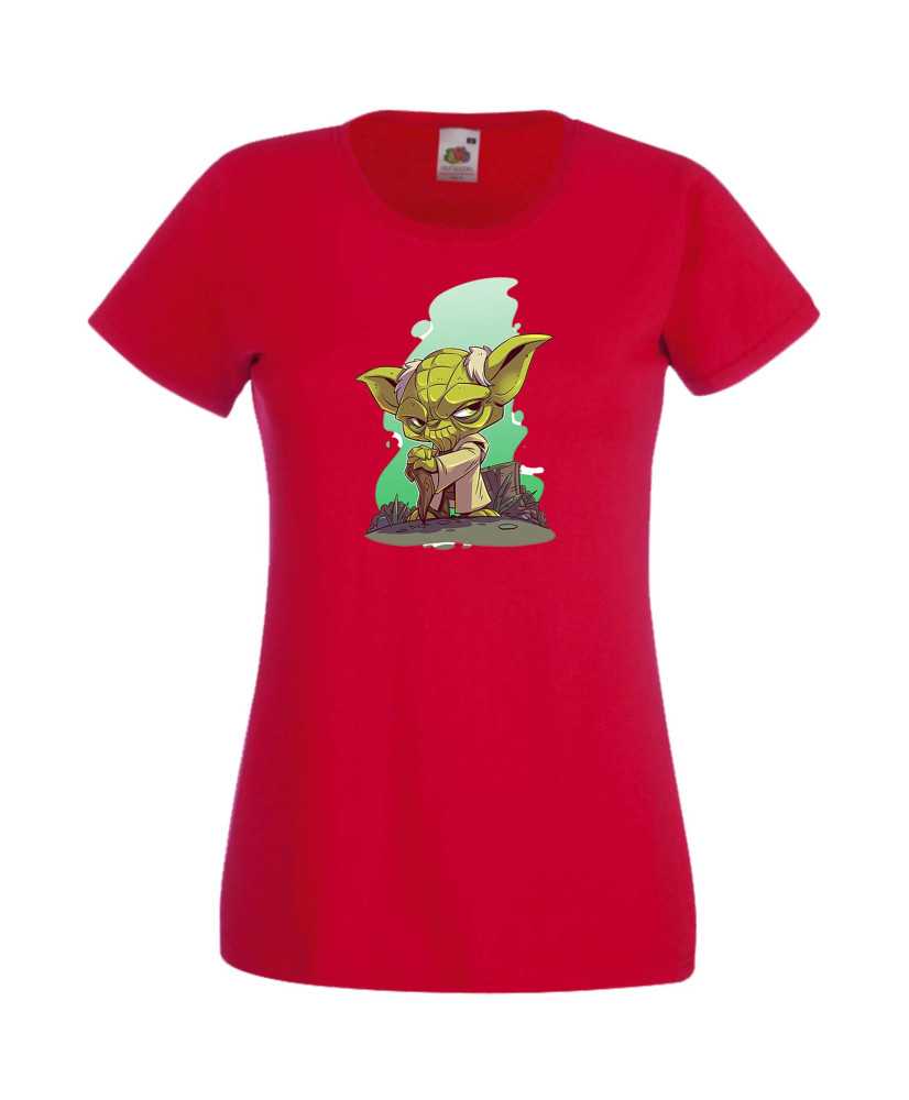 Дамска Тениска Star Wars Yoda Дамска Тениска Star Wars Yoda