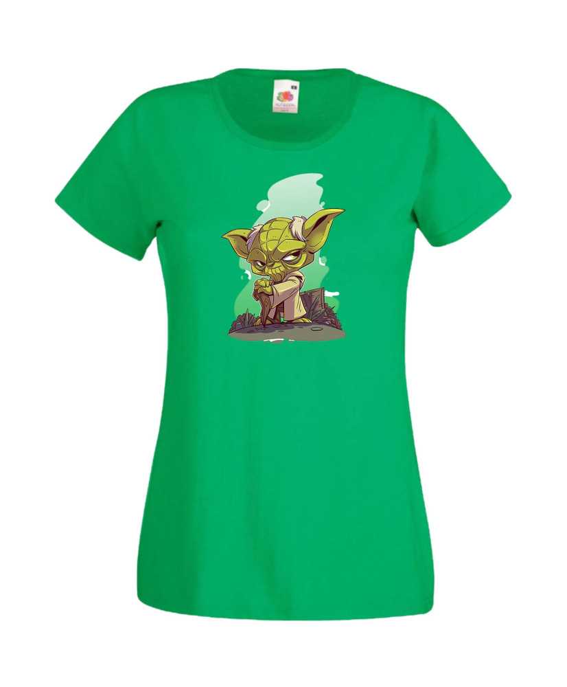 Дамска Тениска Star Wars  Yoda