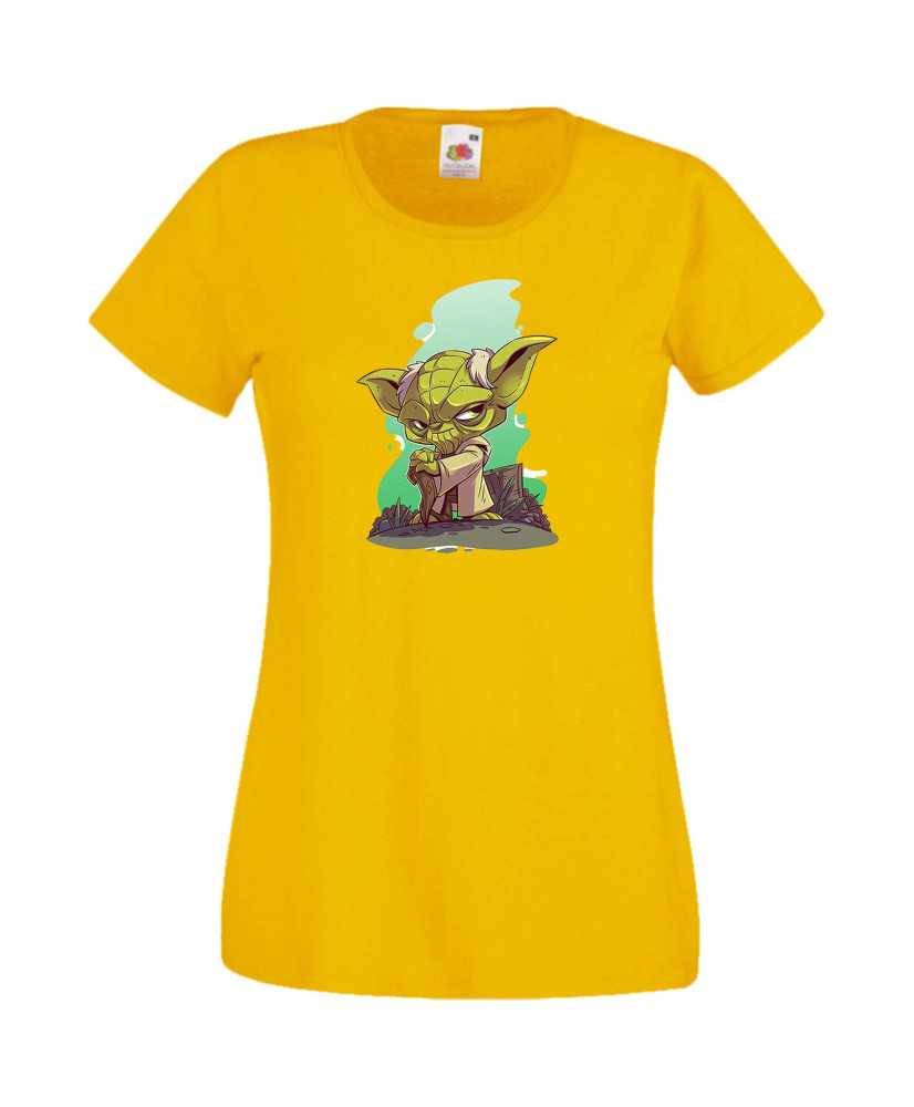 Дамска Тениска Star Wars  Yoda