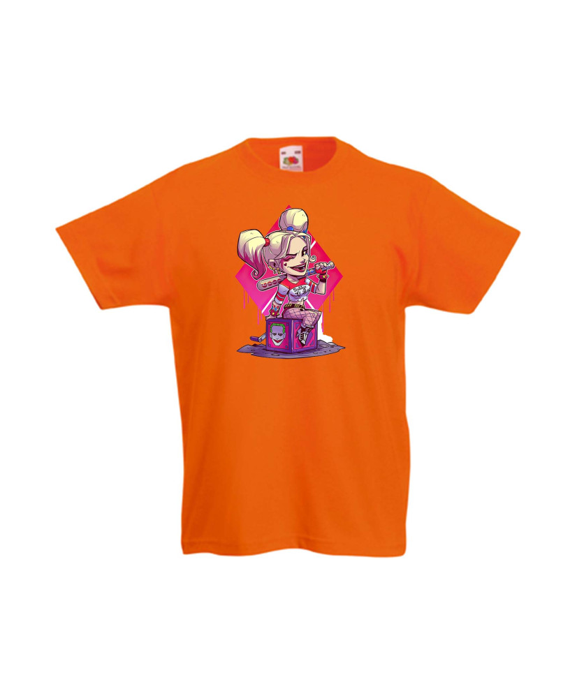 Детска Тениска Dc Justice League Super Heroes Harley Queen 1 Детска Тениска Dc Justice League Super Heroes Harley Queen 1