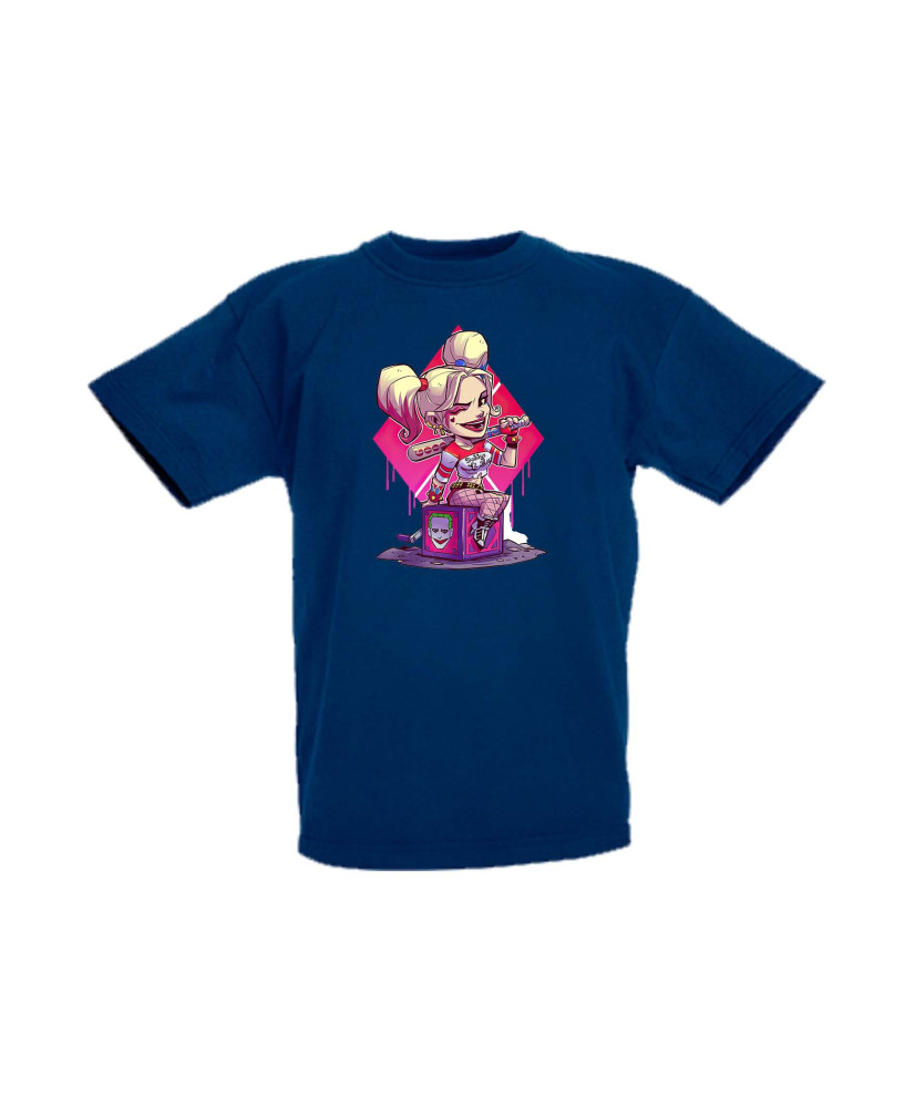 Детска Тениска Dc Justice League Super Heroes Harley Queen 1 Детска Тениска Dc Justice League Super Heroes Harley Queen 1