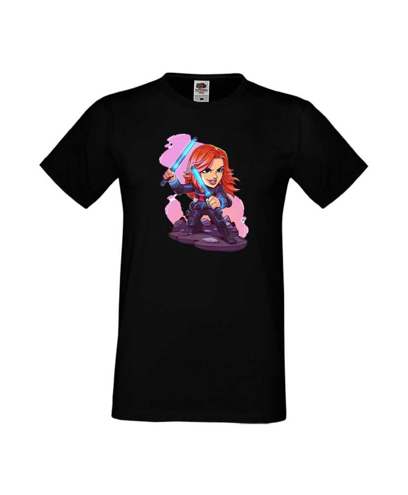 Мъжка Тениска Marvel Avengers Super Heroes Black Widow