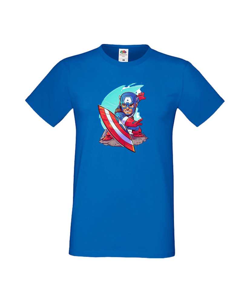 Мъжка Тениска Marvel Avengers Super Heroes Captain America 1