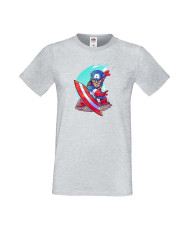 Мъжка Тениска Marvel Avengers Super Heroes Captain America 1