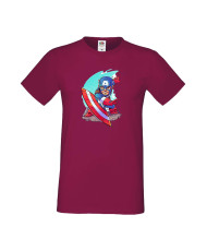 Мъжка Тениска Marvel Avengers Super Heroes Captain America 1