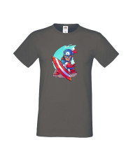 Мъжка Тениска Marvel Avengers Super Heroes Captain America 1