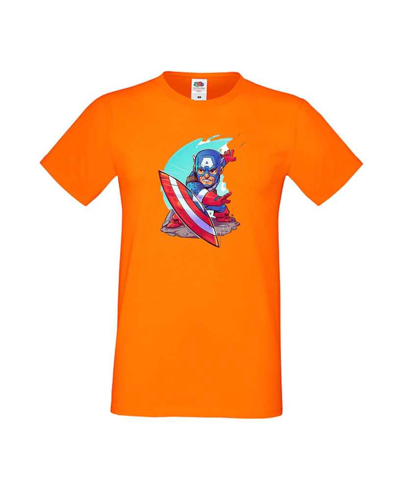 Мъжка Тениска Marvel Avengers Super Heroes Captain America 1
