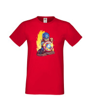 Мъжка Тениска Marvel Avengers Super Heroes Captain America 2