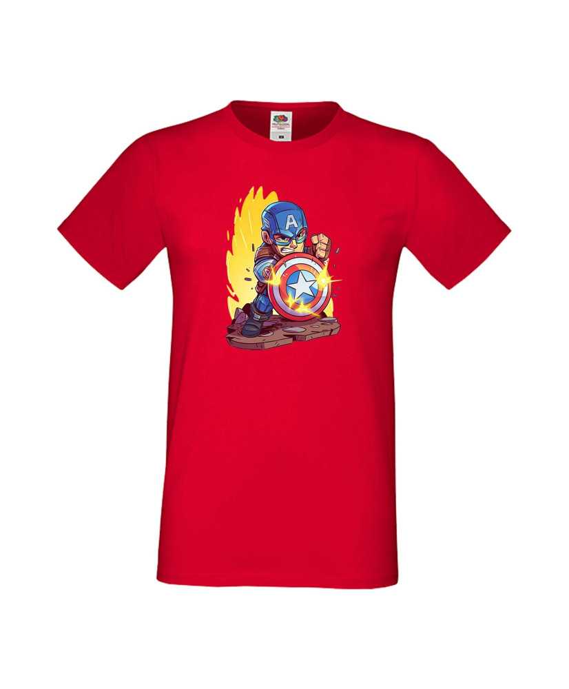 Мъжка Тениска Marvel Avengers Super Heroes Captain America 2