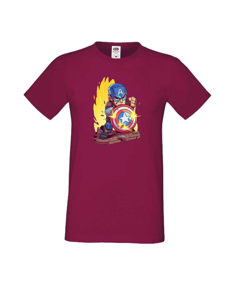 Мъжка Тениска Marvel Avengers Super Heroes Captain America 2