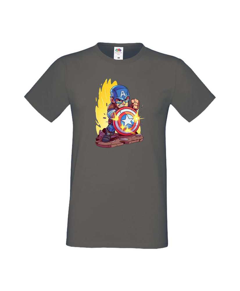 Мъжка Тениска Marvel Avengers Super Heroes Captain America 2