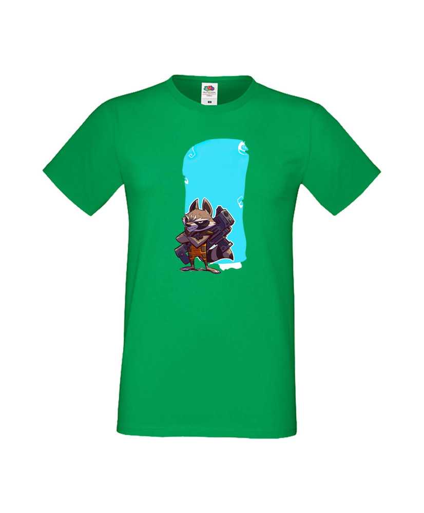 Мъжка Тениска Marvel Avengers Super Heroes Rocket Racoon 1