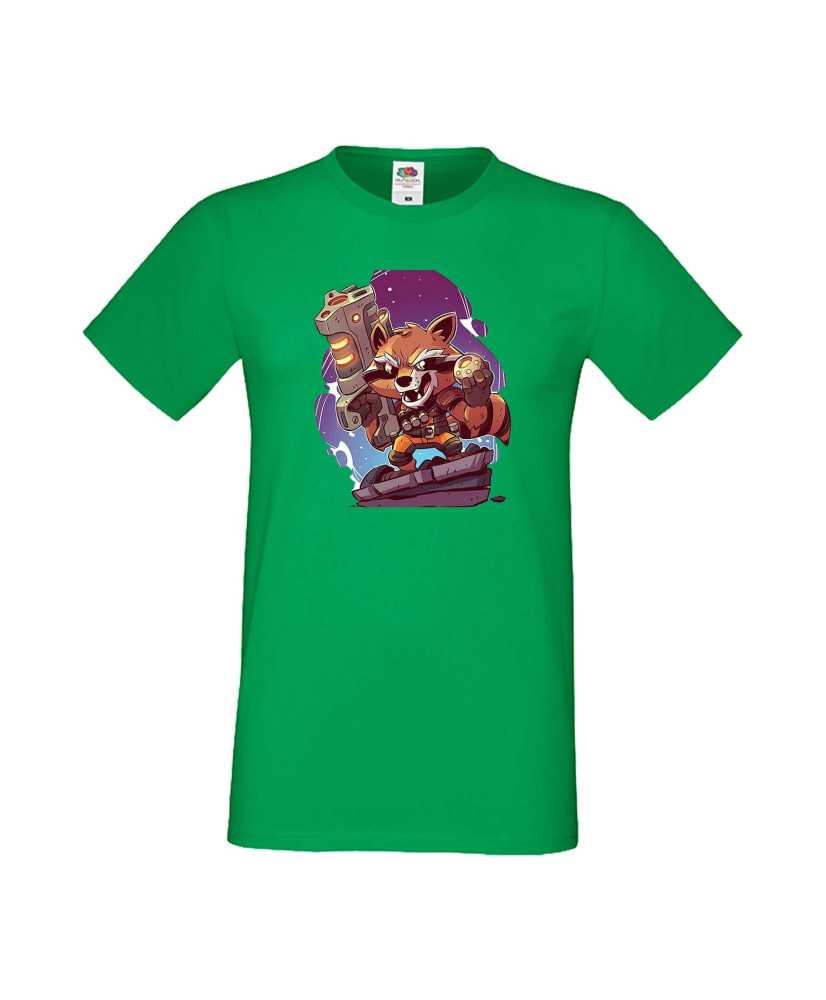 Мъжка Тениска Marvel Avengers Super Heroes Rocket Racoon 2