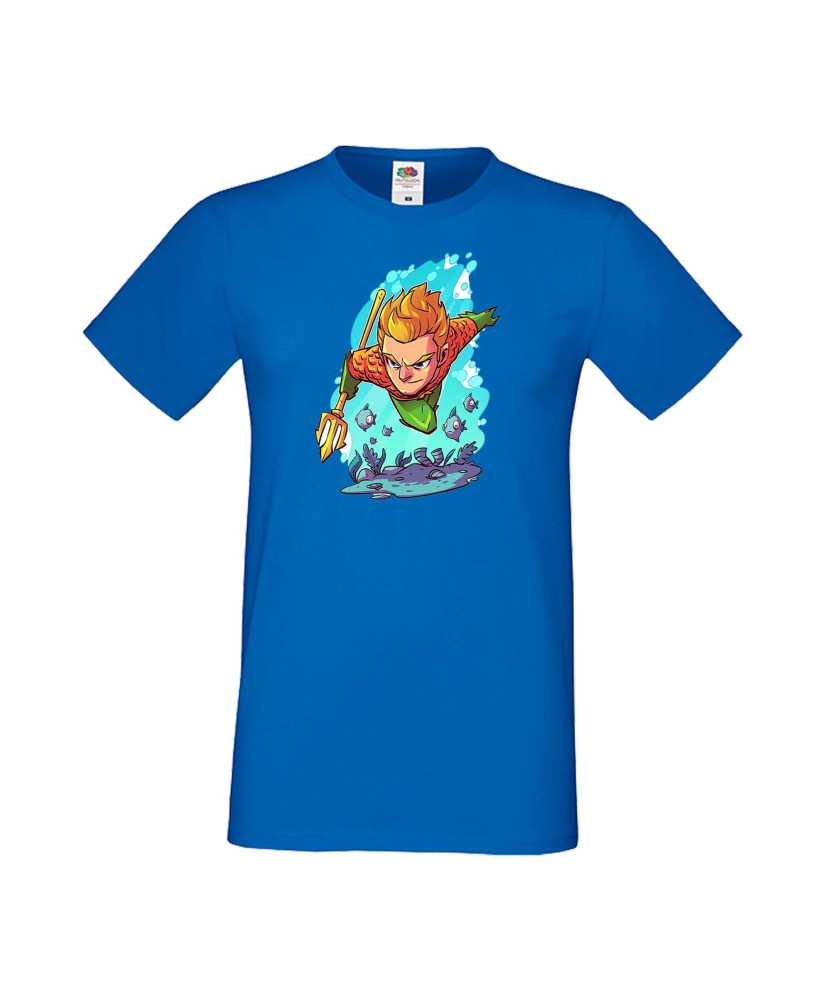 Мъжка Тениска Dc Justice League Super Heroes Aquaman