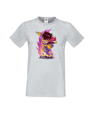 Мъжка Тениска Dc Justice League Super Heroes Batgirl