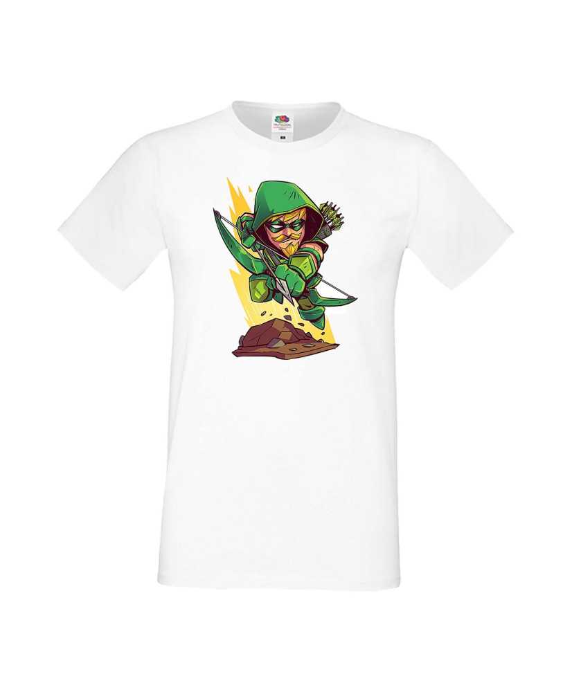 Мъжка Тениска Dc Justice League Super Heroes Green Arrow