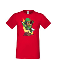 Мъжка Тениска Dc Justice League Super Heroes Green Arrow