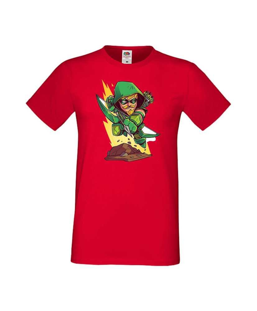 Мъжка Тениска Dc Justice League Super Heroes Green Arrow