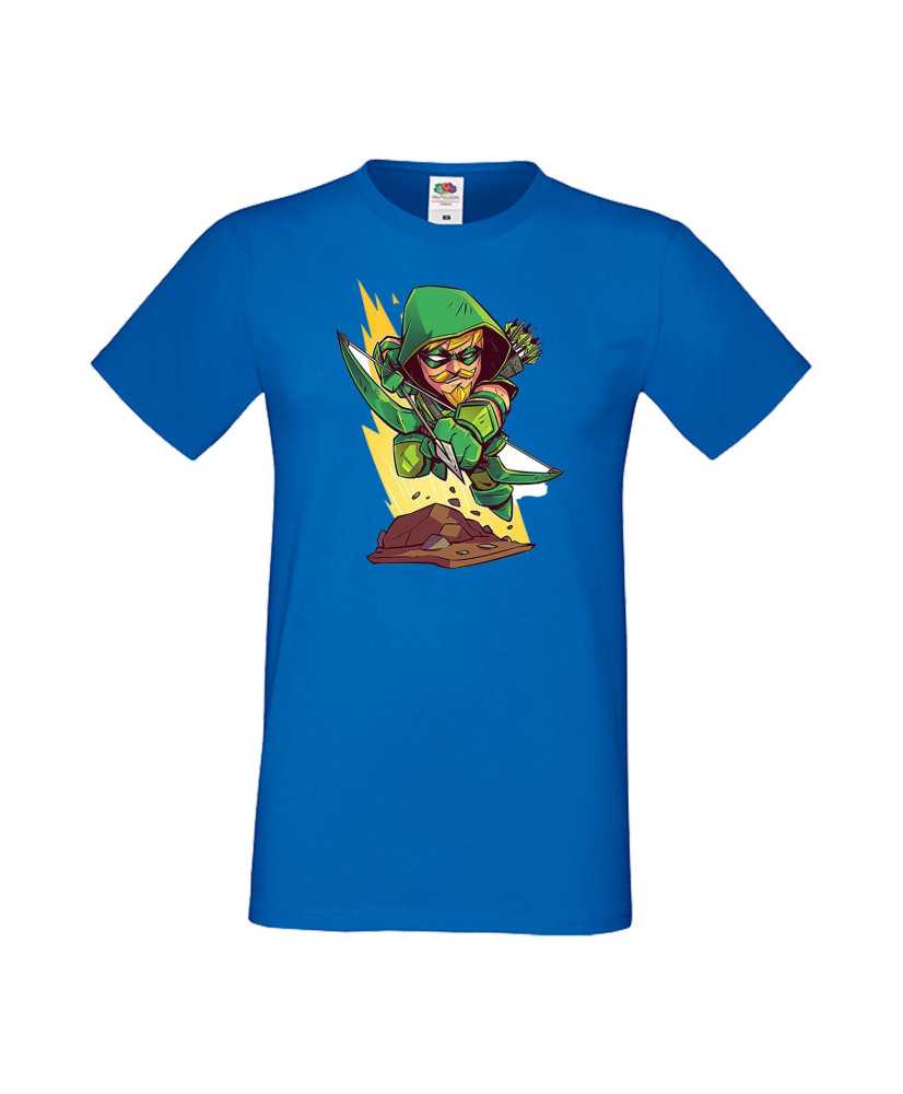 Мъжка Тениска Dc Justice League Super Heroes Green Arrow