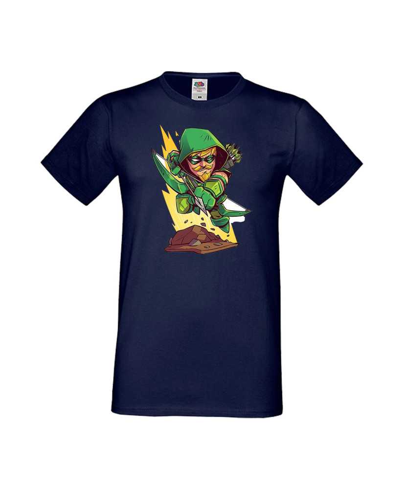 Мъжка Тениска Dc Justice League Super Heroes Green Arrow