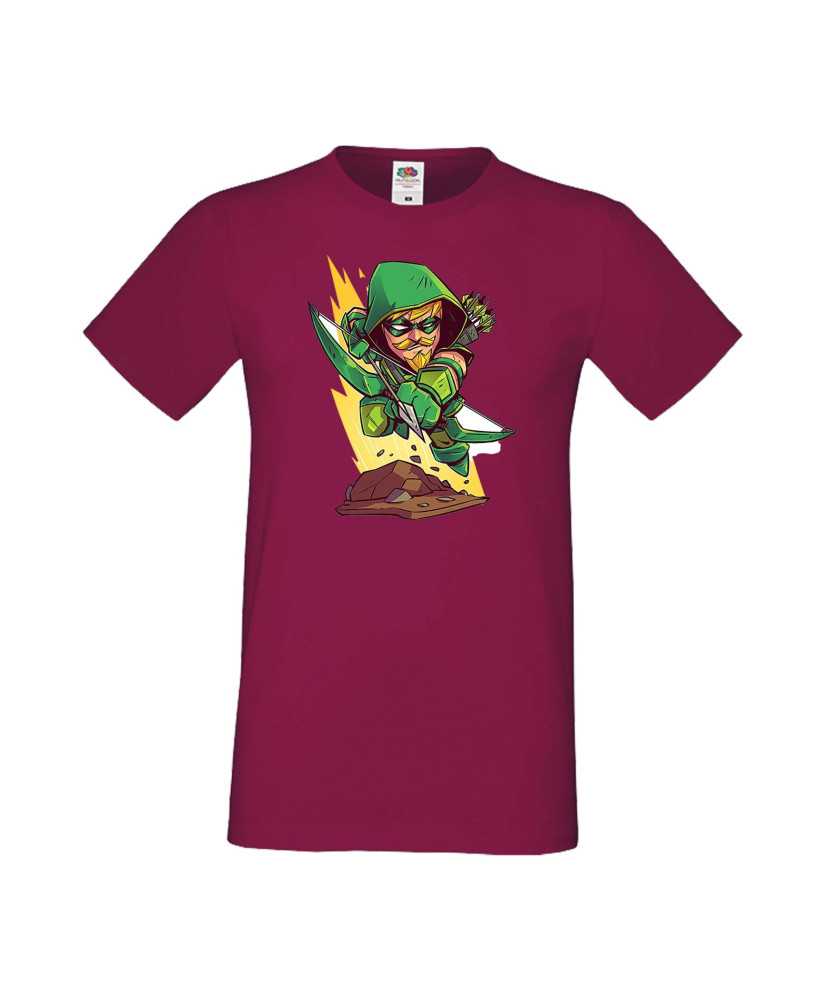 Мъжка Тениска Dc Justice League Super Heroes Green Arrow