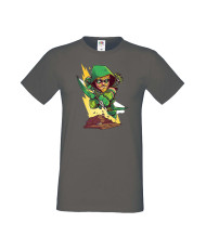 Мъжка Тениска Dc Justice League Super Heroes Green Arrow