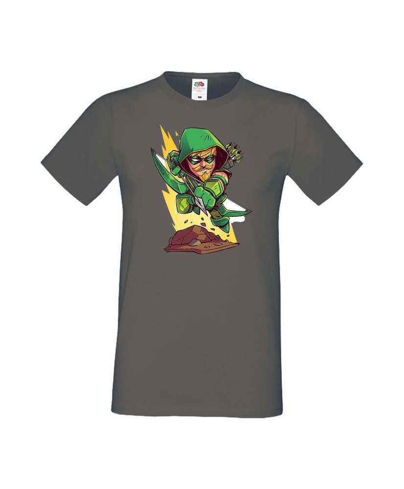 Мъжка Тениска Dc Justice League Super Heroes Green Arrow