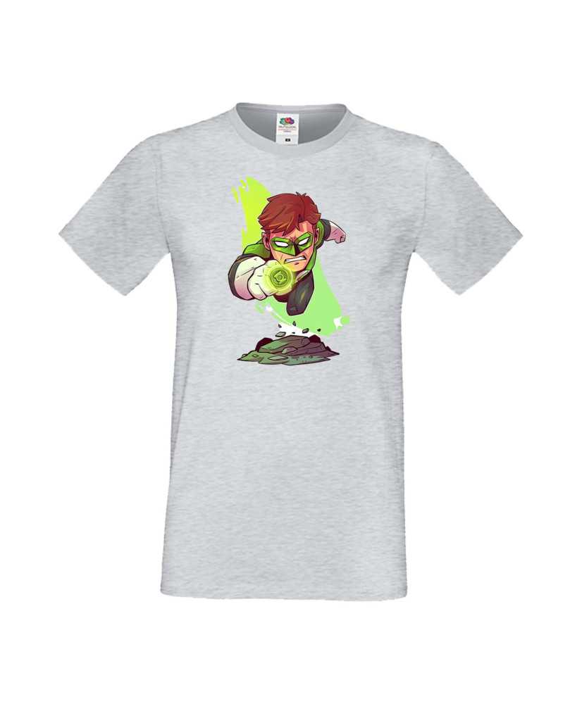 Мъжка Тениска Dc Justice League Super Heroes Green Lantern