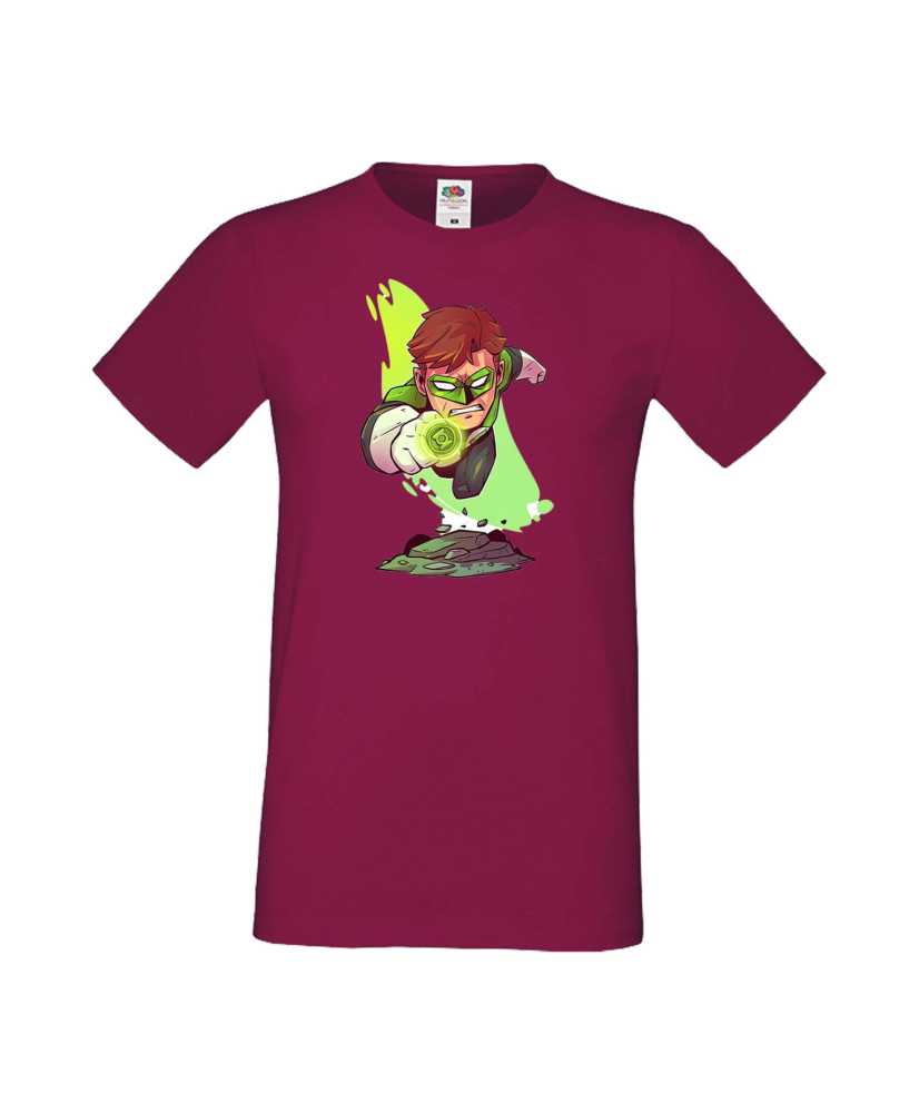 Мъжка Тениска Dc Justice League Super Heroes Green Lantern