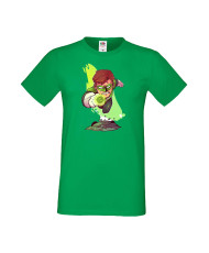 Мъжка Тениска Dc Justice League Super Heroes Green Lantern