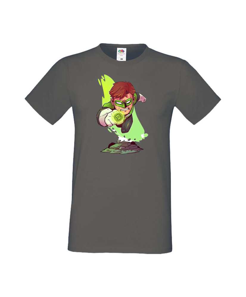 Мъжка Тениска Dc Justice League Super Heroes Green Lantern