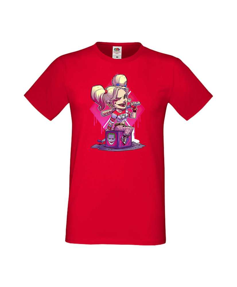 Мъжка Тениска Dc Justice League Super Heroes Harley Queen 1