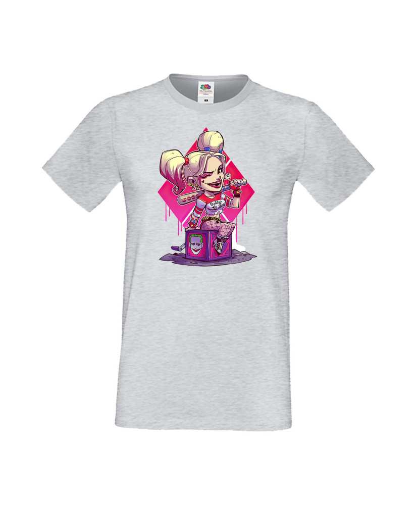 Мъжка Тениска Dc Justice League Super Heroes Harley Queen 1