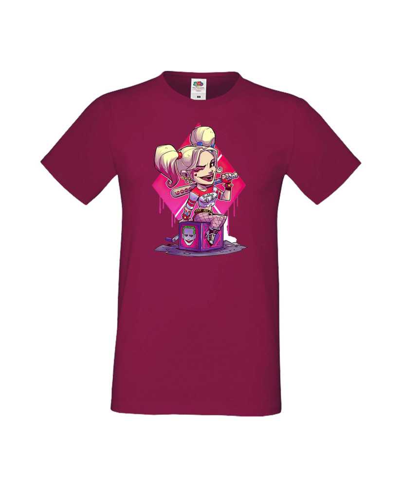 Мъжка Тениска Dc Justice League Super Heroes Harley Queen 1