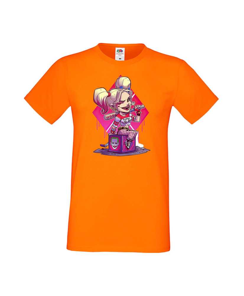 Мъжка Тениска Dc Justice League Super Heroes Harley Queen 1