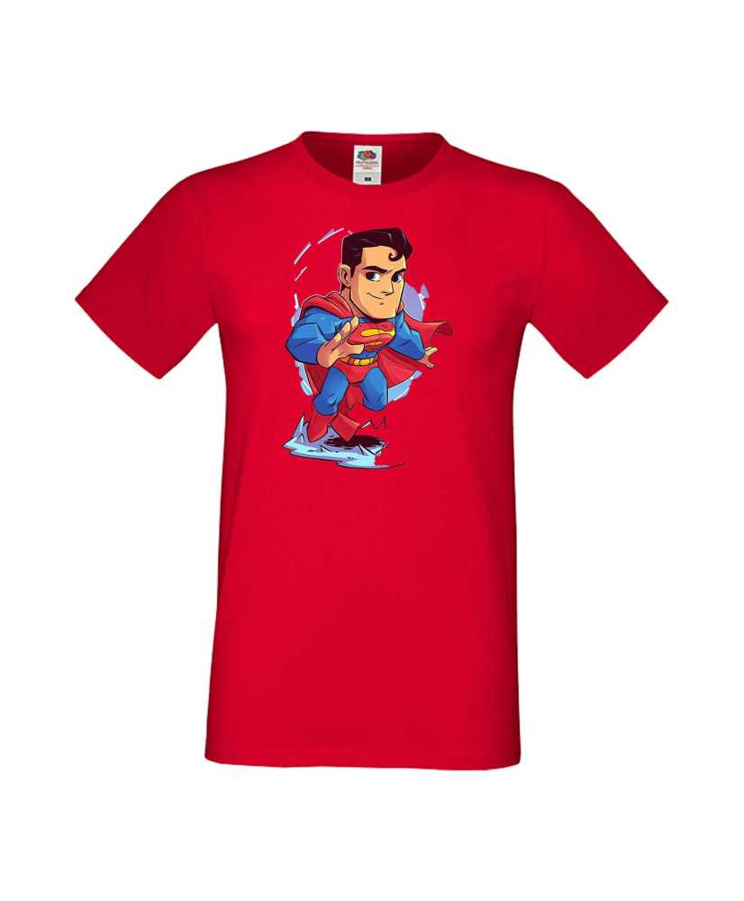 Мъжка Тениска Dc Justice League Super Heroes Superman