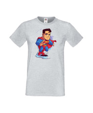 Мъжка Тениска Dc Justice League Super Heroes Superman