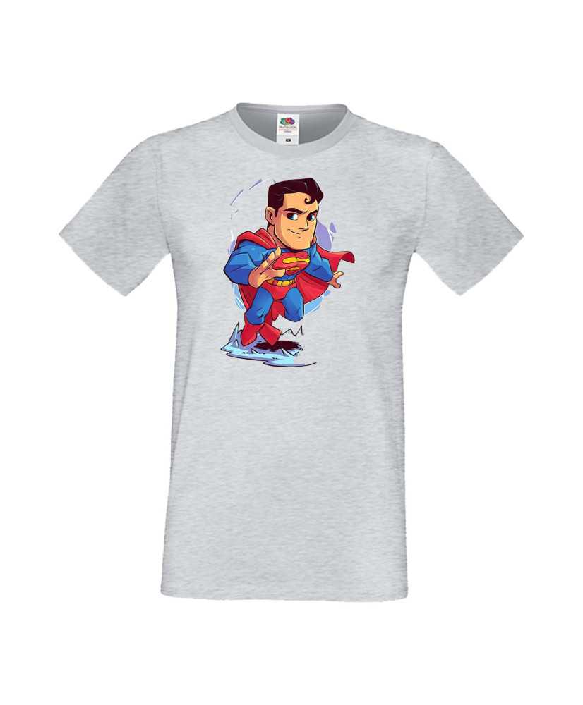 Мъжка Тениска Dc Justice League Super Heroes Superman