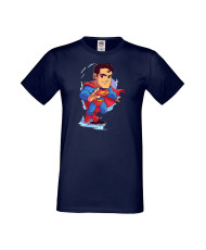 Мъжка Тениска Dc Justice League Super Heroes Superman