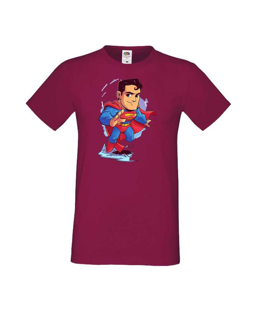 Мъжка Тениска Dc Justice League Super Heroes Superman