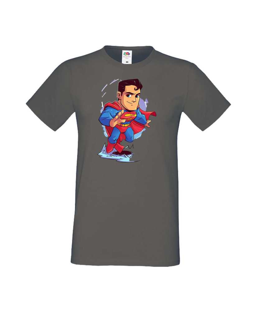 Мъжка Тениска Dc Justice League Super Heroes Superman