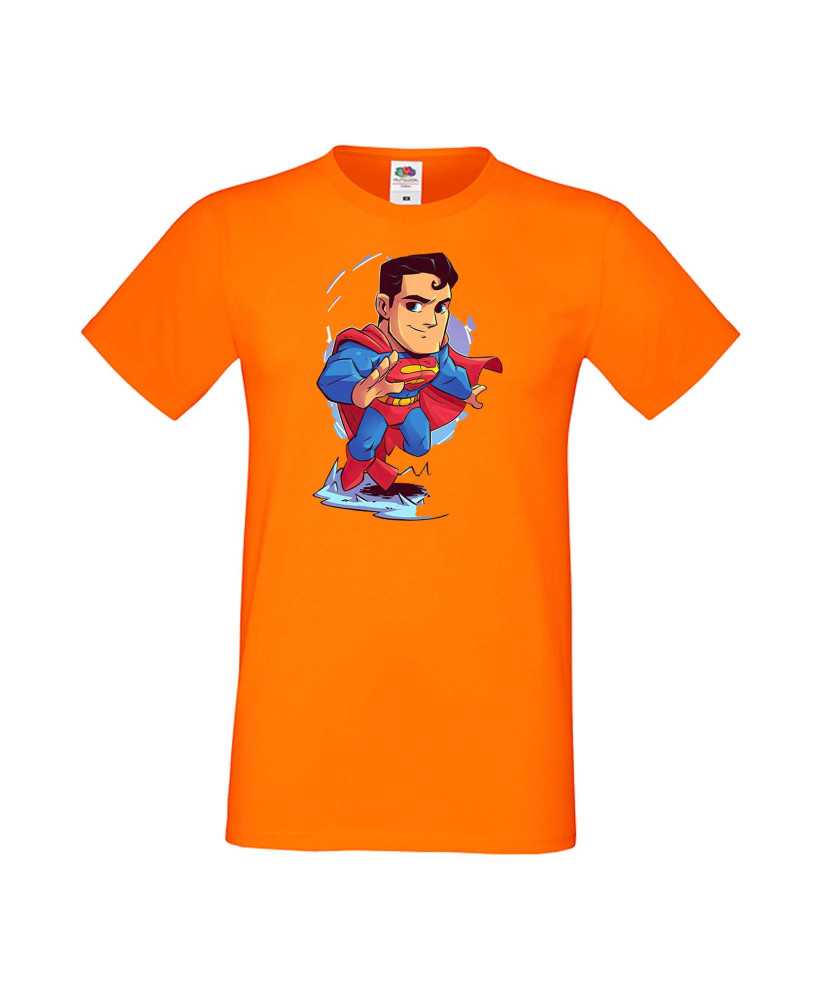 Мъжка Тениска Dc Justice League Super Heroes Superman