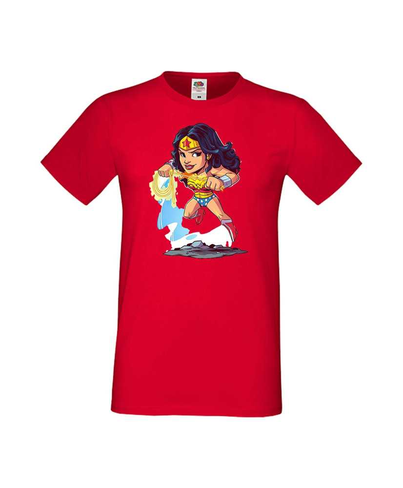 Мъжка Тениска Dc Justice League Super Heroes Wonder Woman