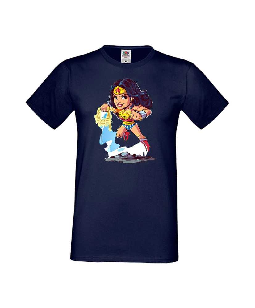 Мъжка Тениска Dc Justice League Super Heroes Wonder Woman
